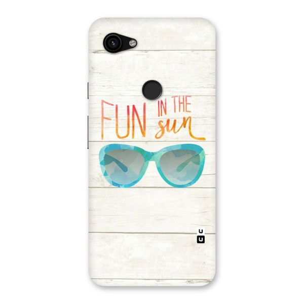 Sun Fun Back Case for Google Pixel 3a XL