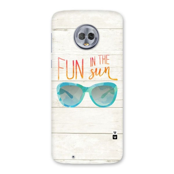 Sun Fun Back Case for Moto G6