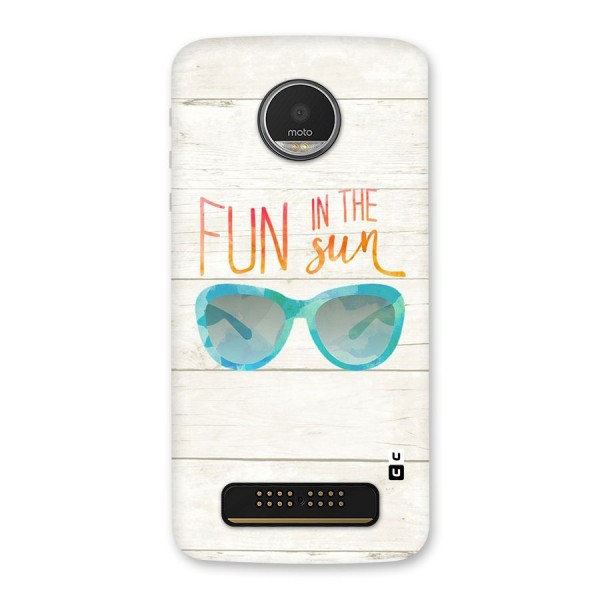 Sun Fun Back Case for Moto Z Play