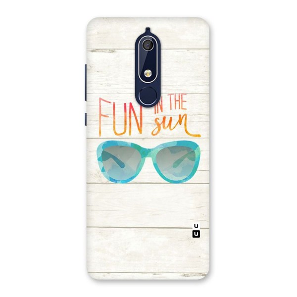 Sun Fun Back Case for Nokia 5.1