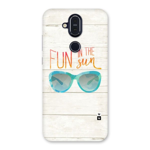 Sun Fun Back Case for Nokia 8.1