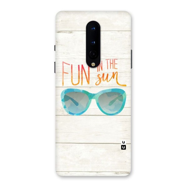 Sun Fun Back Case for OnePlus 8