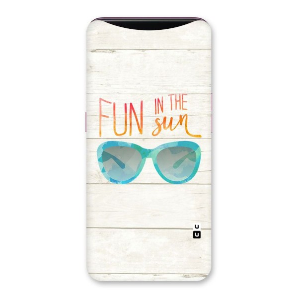 Sun Fun Back Case for Oppo Find X