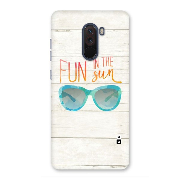 Sun Fun Back Case for Poco F1