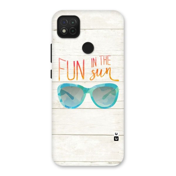 Sun Fun Back Case for Redmi 9