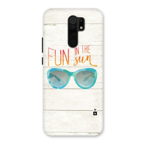 Sun Fun Back Case for Redmi 9 Prime