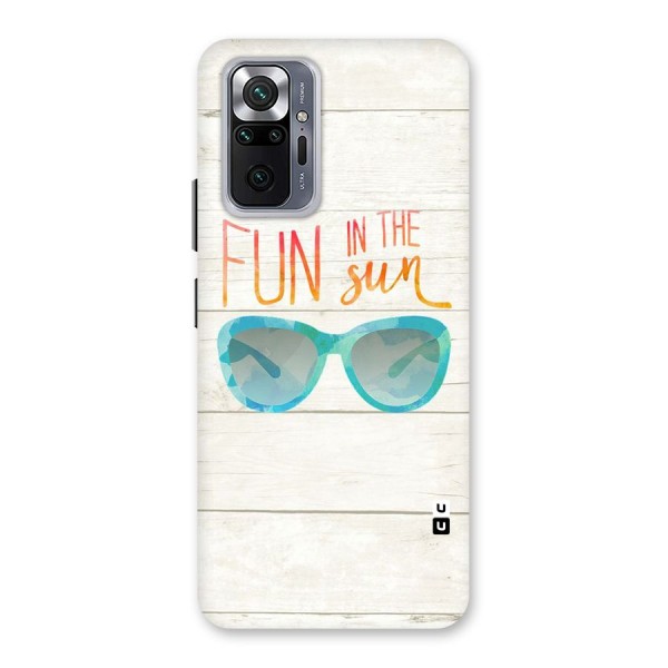 Sun Fun Back Case for Redmi Note 10 Pro