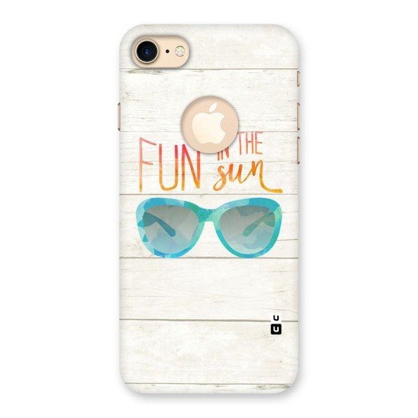 Sun Fun Back Case for iPhone 8 Logo Cut