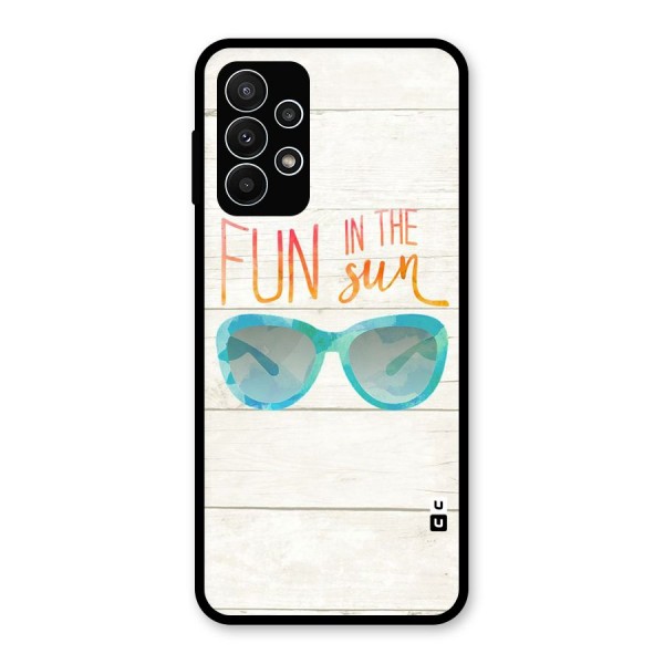 Sun Fun Glass Back Case for Galaxy A23