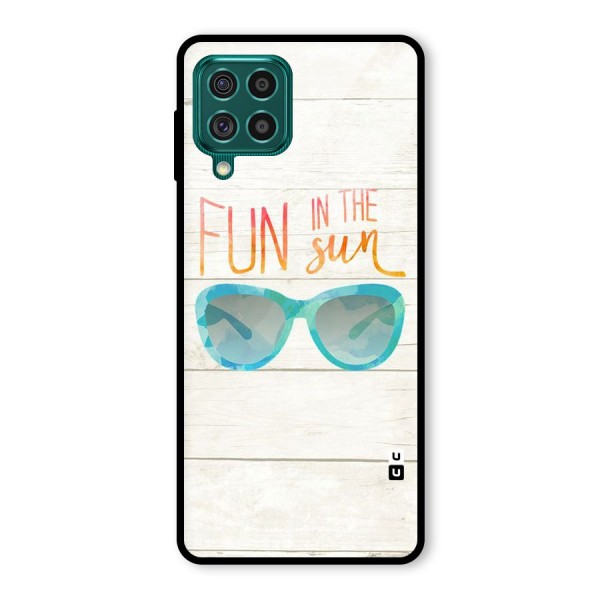 Sun Fun Glass Back Case for Galaxy F62