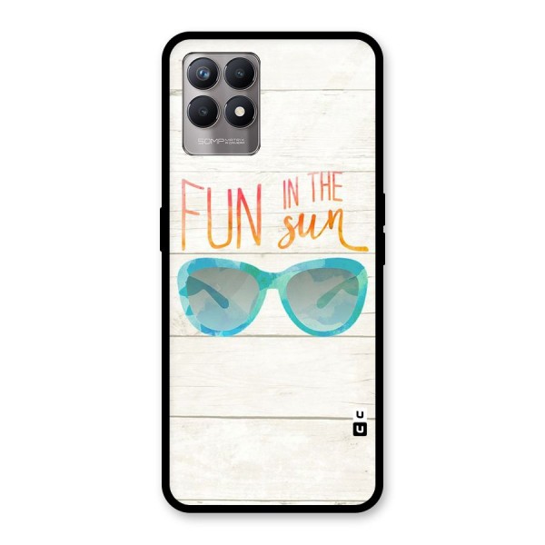 Sun Fun Glass Back Case for Realme 8i