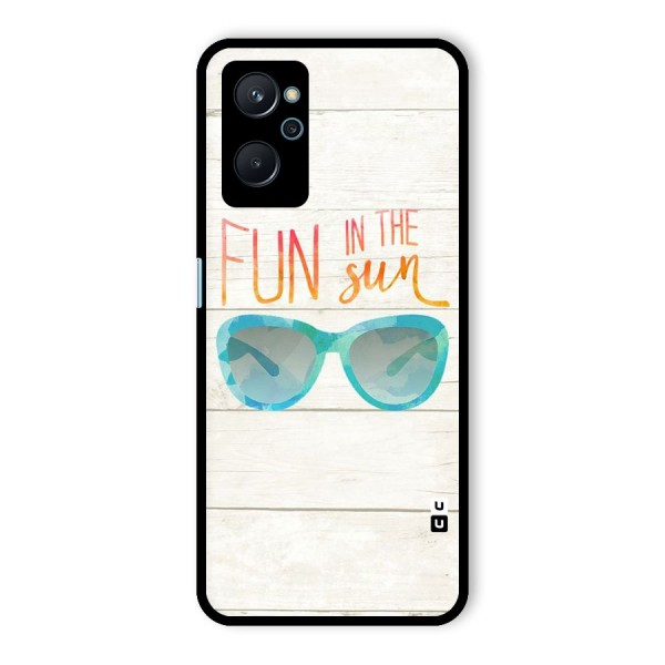 Sun Fun Glass Back Case for Realme 9i