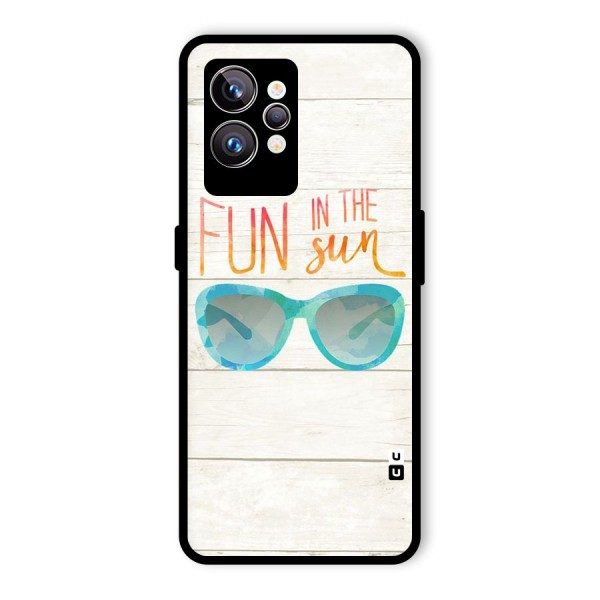 Sun Fun Glass Back Case for Realme GT2 Pro