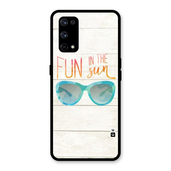 Sun Fun Glass Back Case for Realme X7 Pro