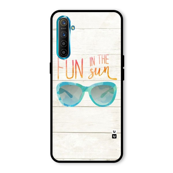 Sun Fun Glass Back Case for Realme XT