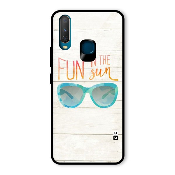 Sun Fun Glass Back Case for Vivo Y15