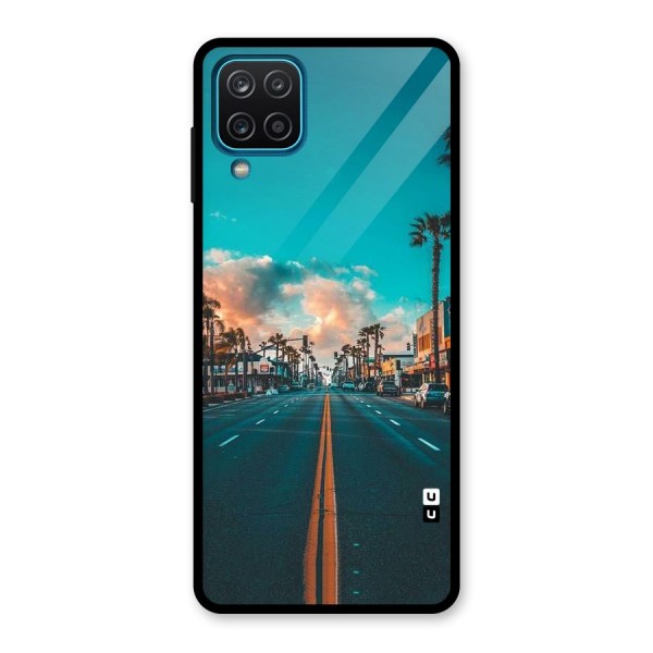 Sundown Road Glass Back Case for Galaxy A12