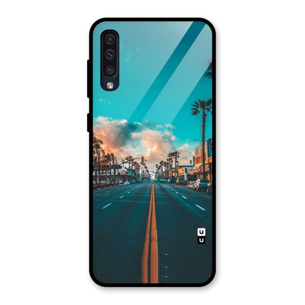 Sundown Road Glass Back Case for Galaxy A50s