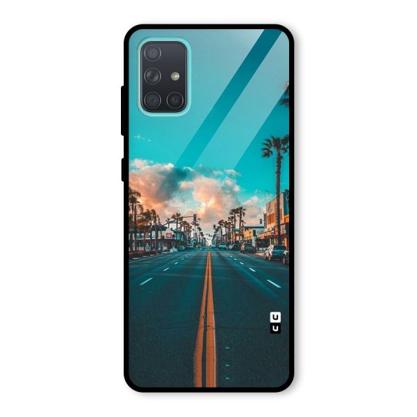 Sundown Road Glass Back Case for Galaxy A71