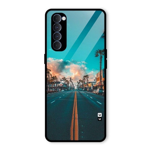 Sundown Road Glass Back Case for Oppo Reno4 Pro