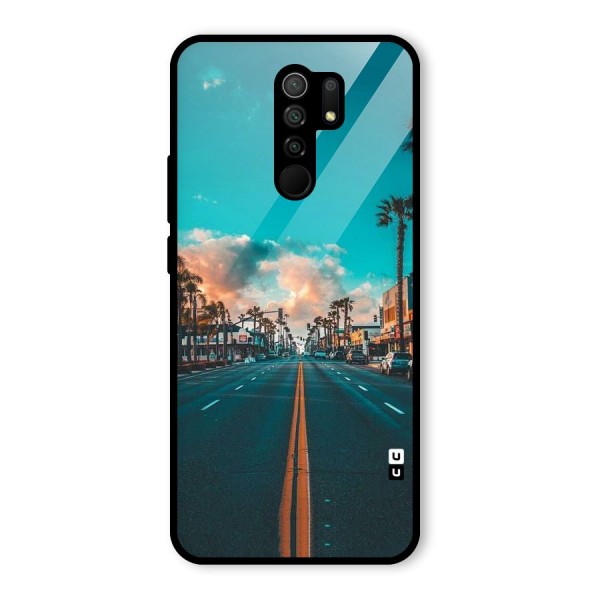 Sundown Road Glass Back Case for Redmi 9 Prime