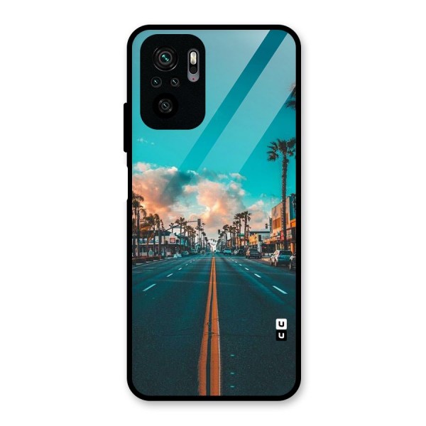 Sundown Road Glass Back Case for Redmi Note 10