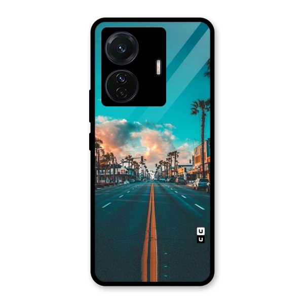 Sundown Road Glass Back Case for Vivo T1 Pro