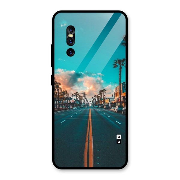 Sundown Road Glass Back Case for Vivo V15 Pro