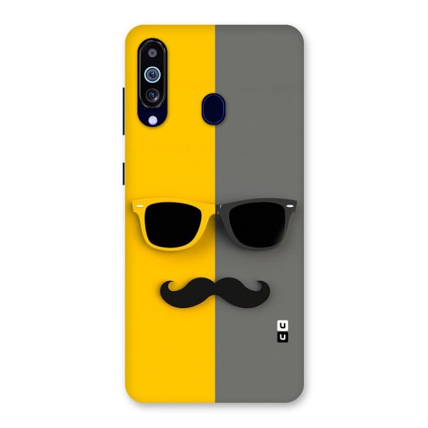 Sunglasses and Moustache Back Case for Galaxy A60