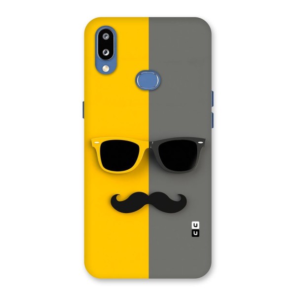 Sunglasses and Moustache Back Case for Galaxy M01s