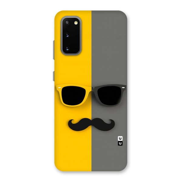 Sunglasses and Moustache Back Case for Galaxy S20