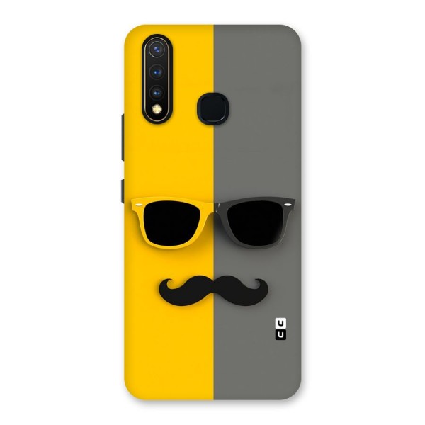 Sunglasses and Moustache Back Case for Vivo U20