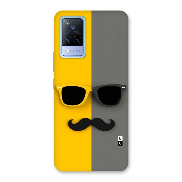 Sunglasses and Moustache Back Case for Vivo V21 5G