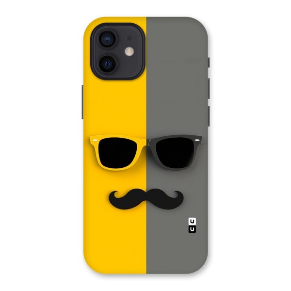 Sunglasses and Moustache Back Case for iPhone 12