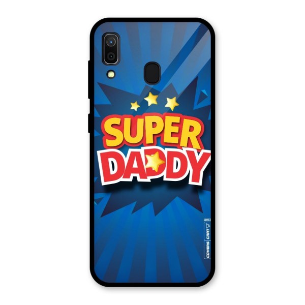 Super Daddy Glass Back Case for Galaxy A30