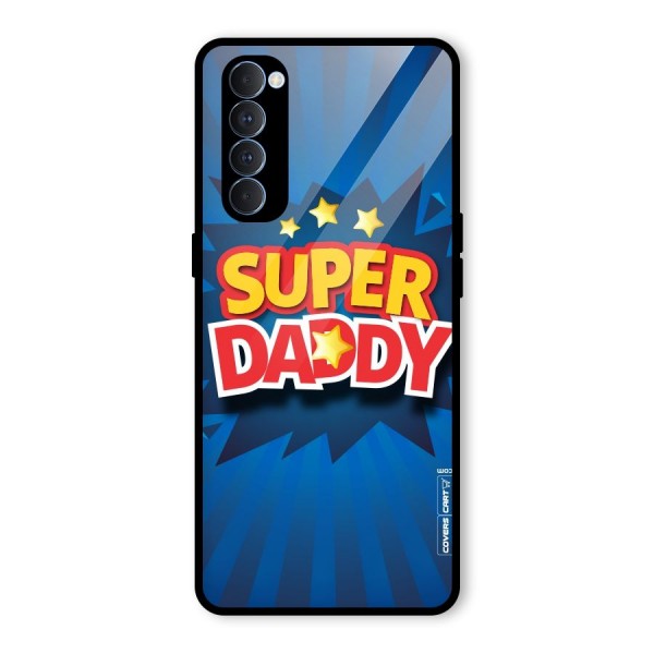 Super Daddy Glass Back Case for Oppo Reno4 Pro