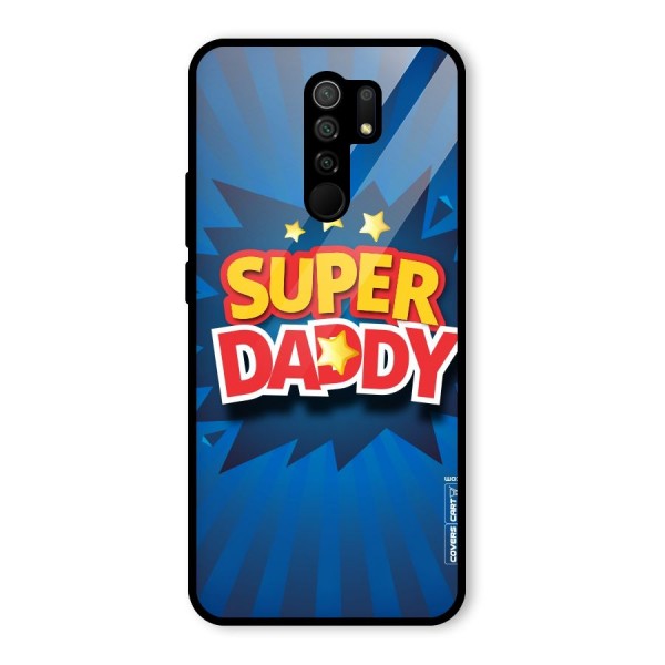 Super Daddy Glass Back Case for Redmi 9 Prime