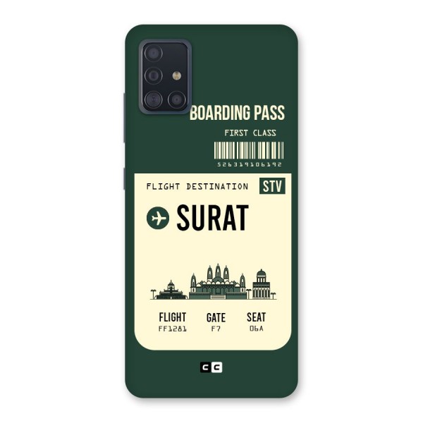 Surat Boarding Pass Back Case for Galaxy A51