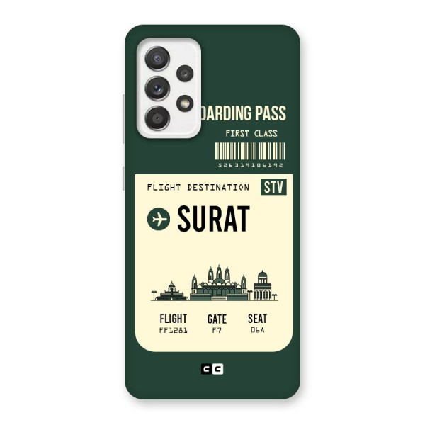 Surat Boarding Pass Back Case for Galaxy A52