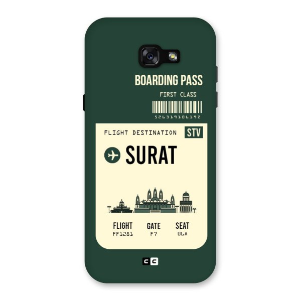 Surat Boarding Pass Back Case for Galaxy A7 (2017)