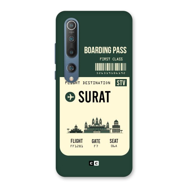 Surat Boarding Pass Back Case for Mi 10