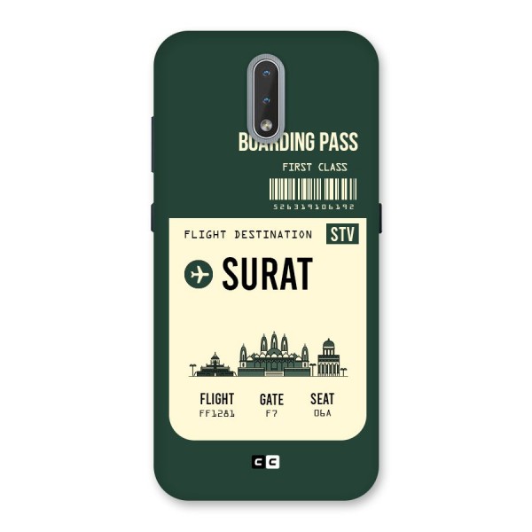 Surat Boarding Pass Back Case for Nokia 2.3