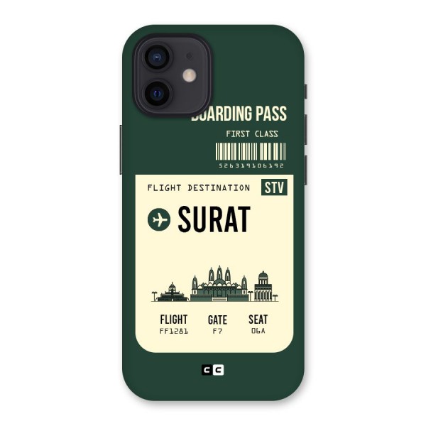 Surat Boarding Pass Back Case for iPhone 12