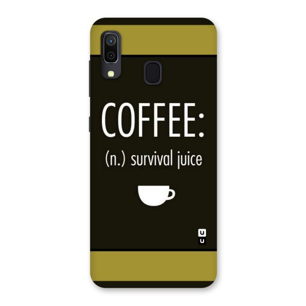 Survival Juice Back Case for Galaxy A20