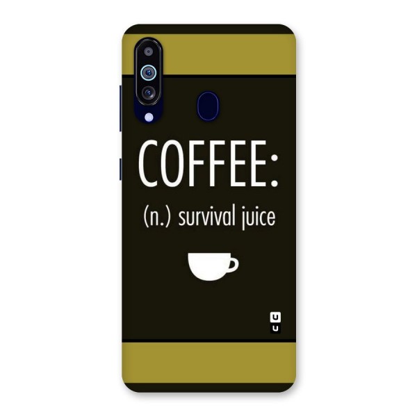 Survival Juice Back Case for Galaxy A60