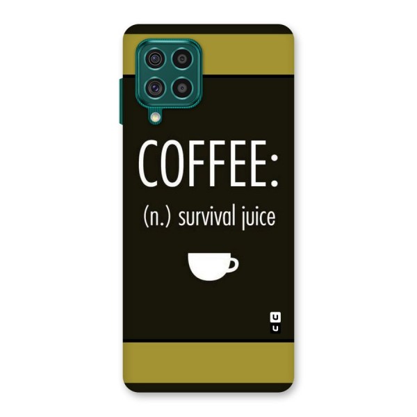 Survival Juice Back Case for Galaxy F62