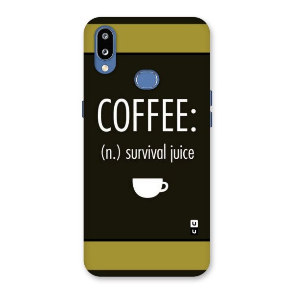 Survival Juice Back Case for Galaxy M01s