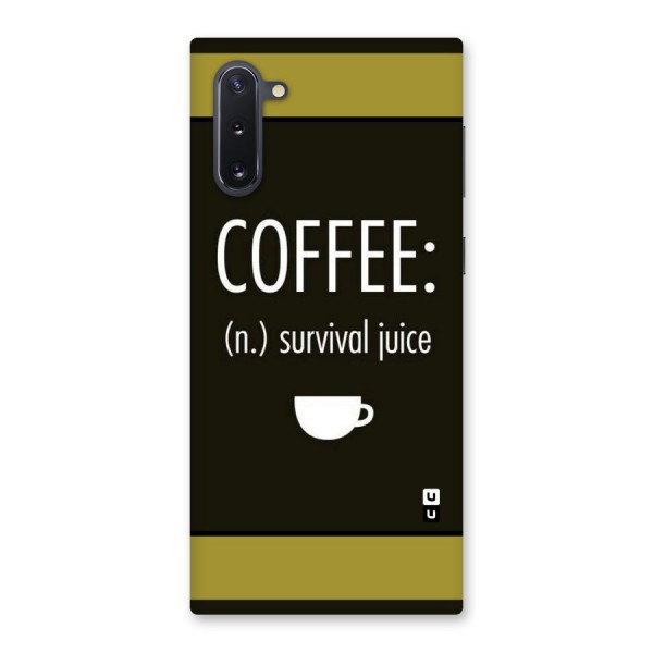 Survival Juice Back Case for Galaxy Note 10