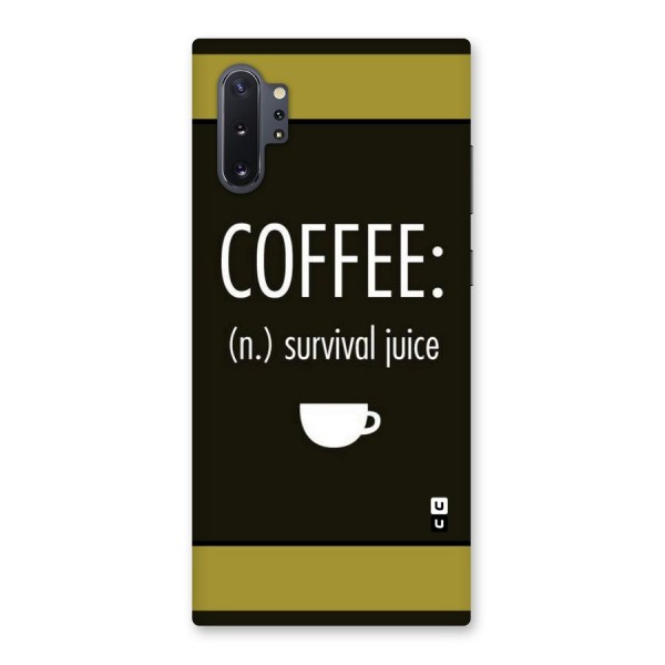 Survival Juice Back Case for Galaxy Note 10 Plus