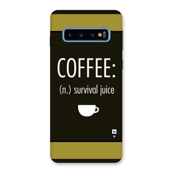 Survival Juice Back Case for Galaxy S10